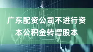 广东配资公司不进行资本公积金转增股本