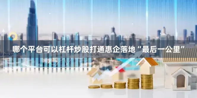 哪个平台可以杠杆炒股打通惠企落地“最后一公里”